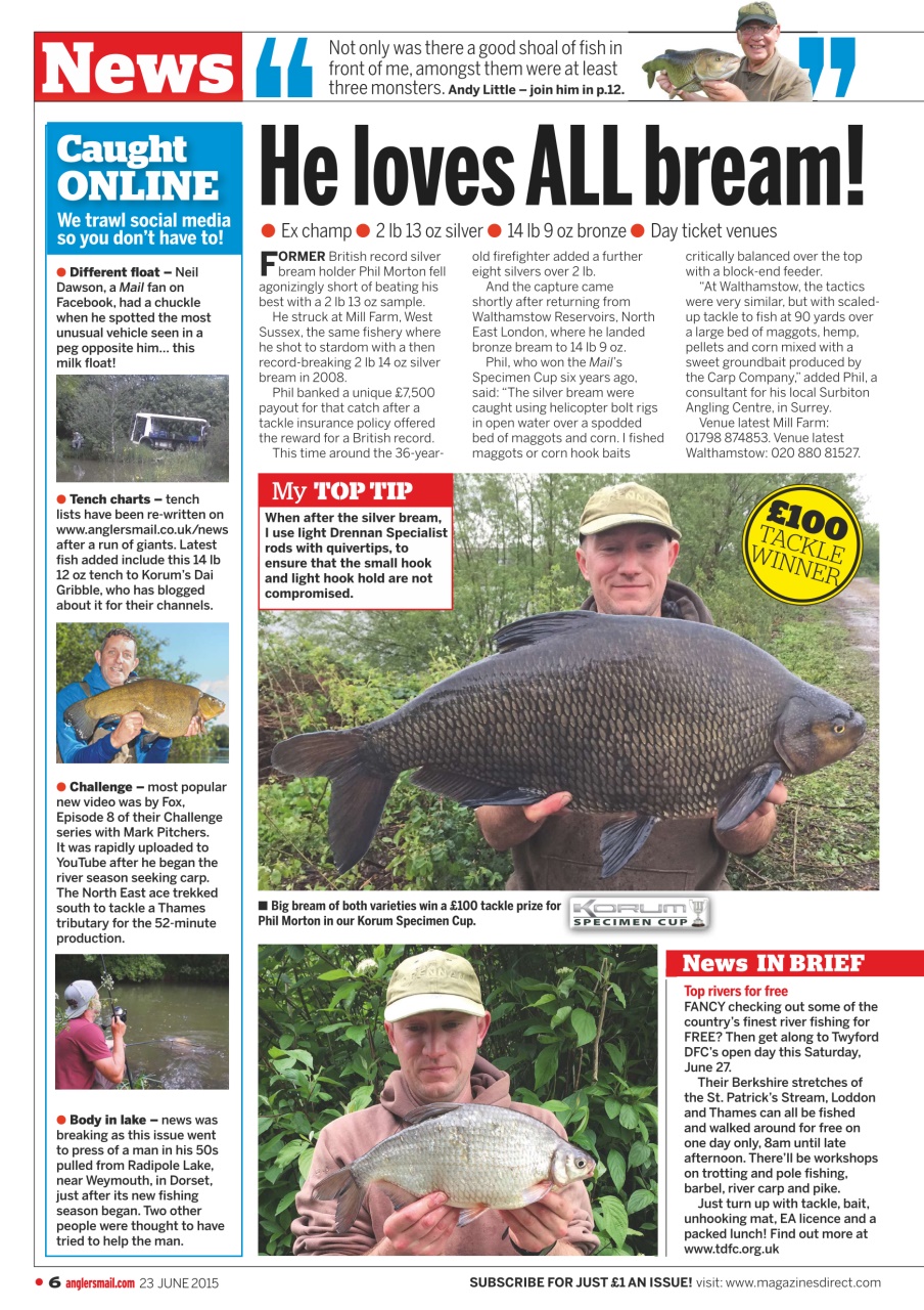 Anglers Mail Preview Pages
