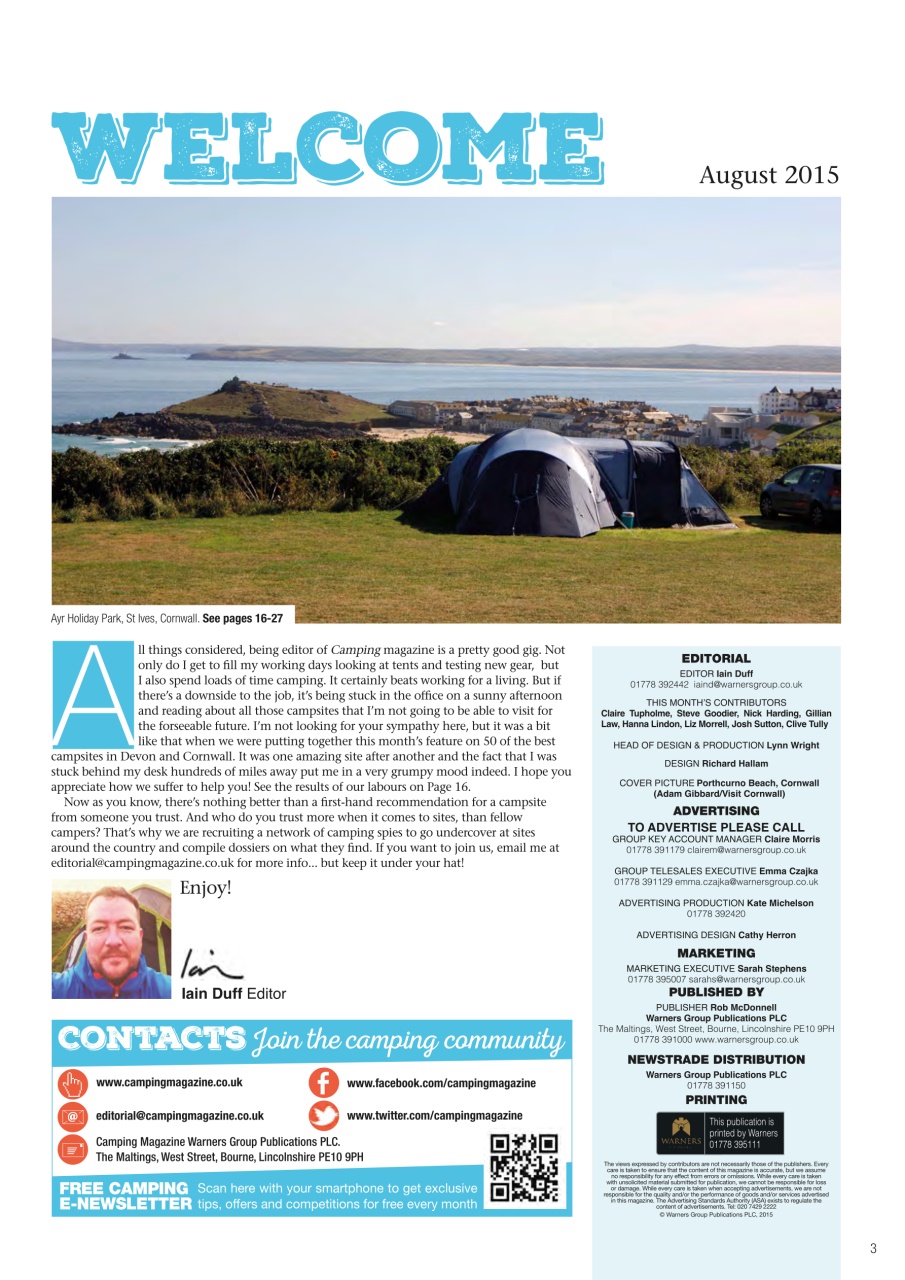 Camping Preview Pages