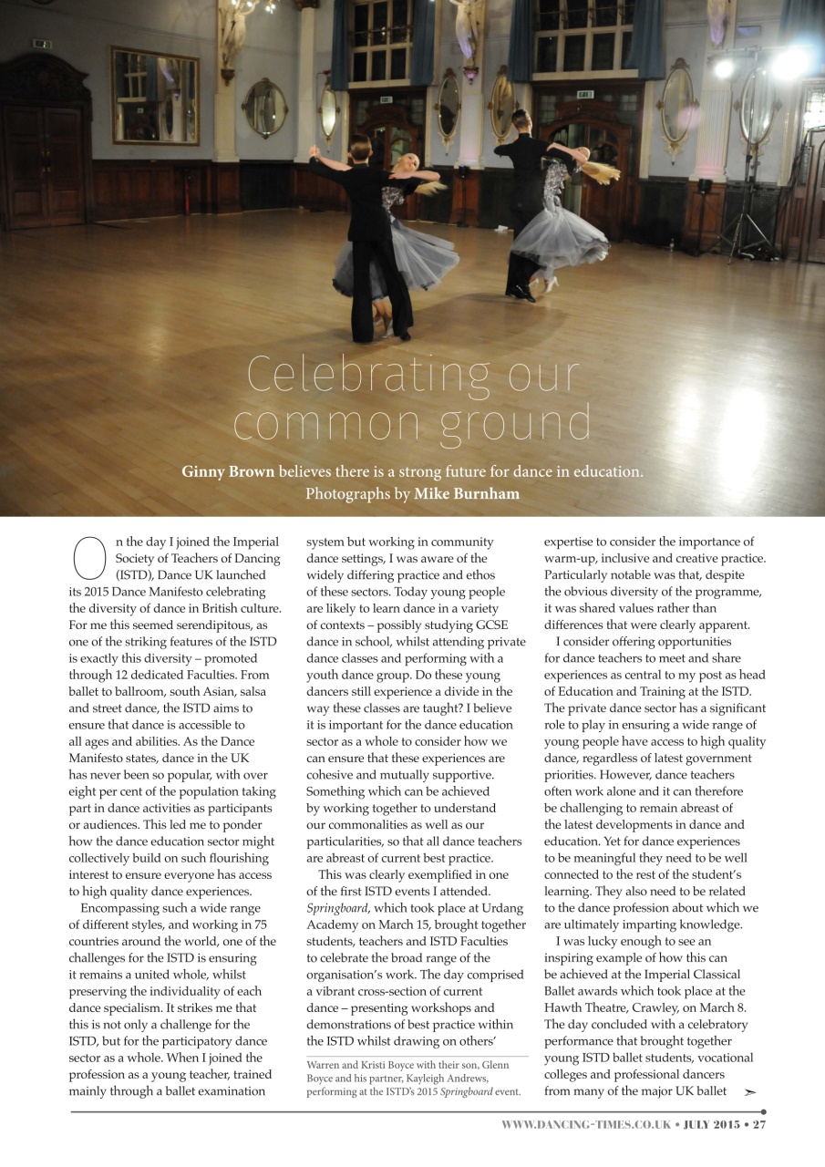 Dancing Times Preview Pages