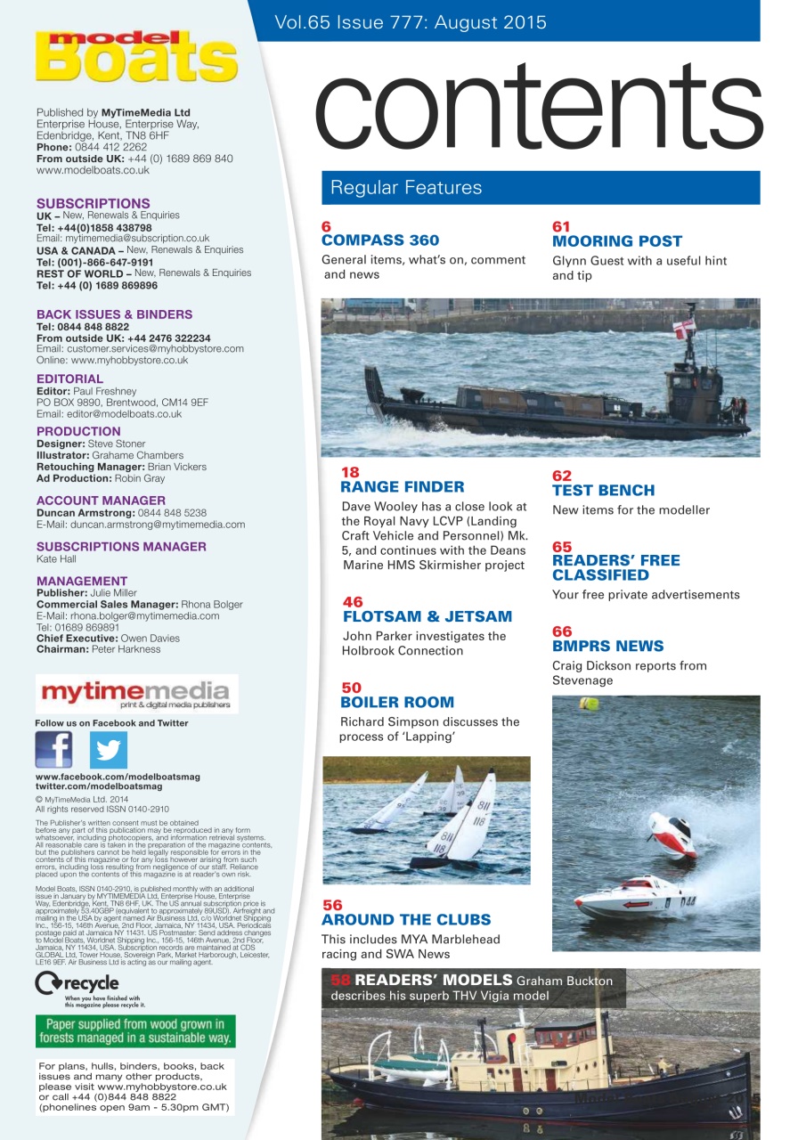 Model Boats Preview Pages