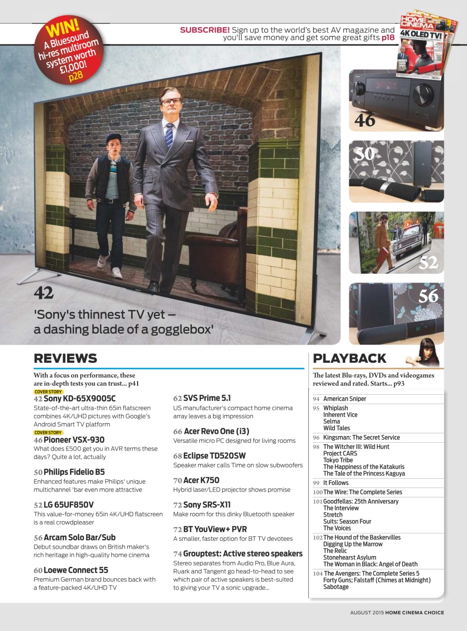 Home Cinema Choice Preview Pages