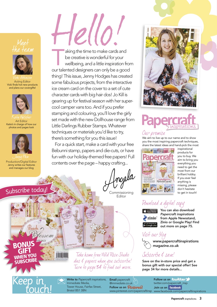 Papercraft Inspirations Preview Pages
