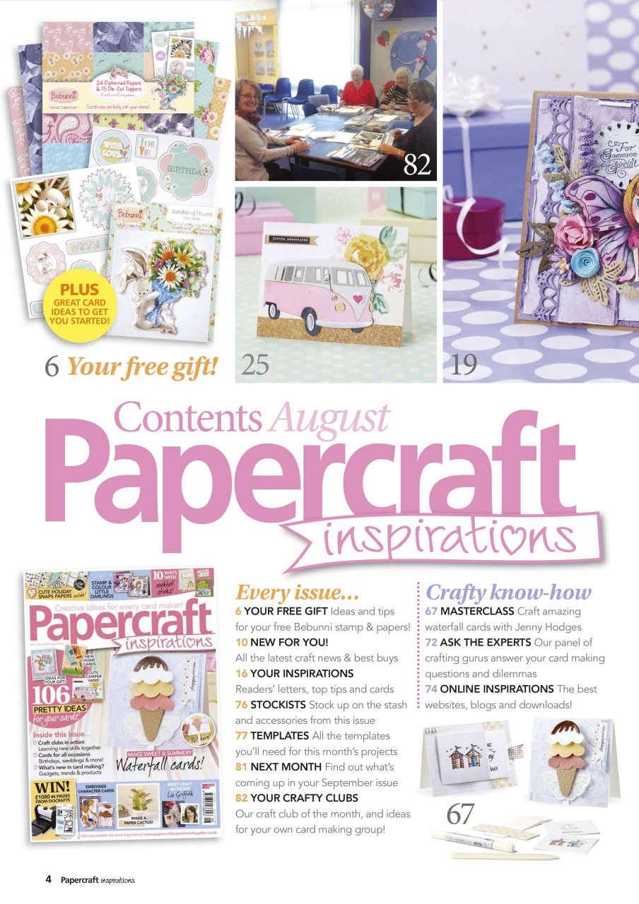 Papercraft Inspirations Preview Pages