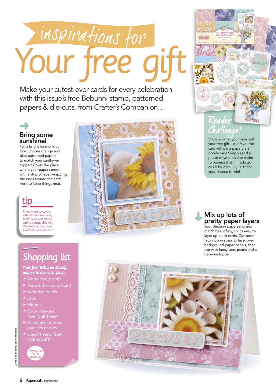 Papercraft Inspirations Preview Pages