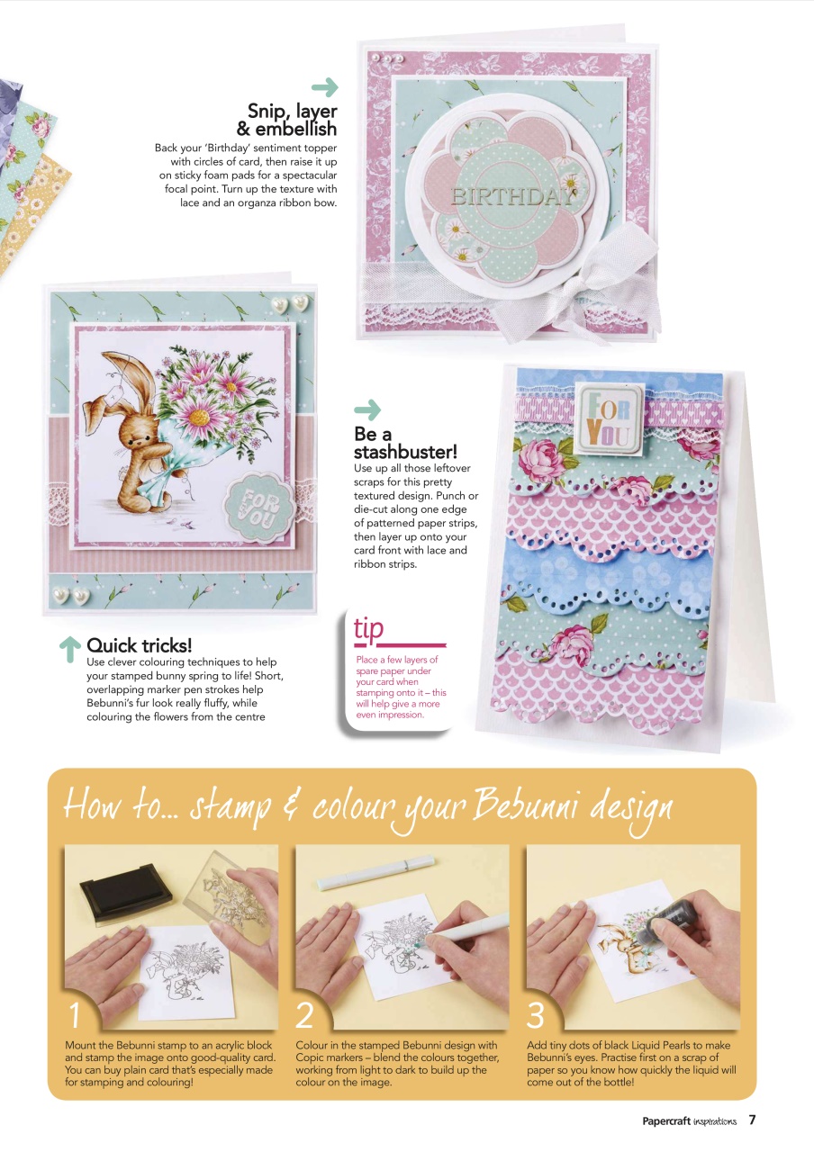 Papercraft Inspirations Preview Pages
