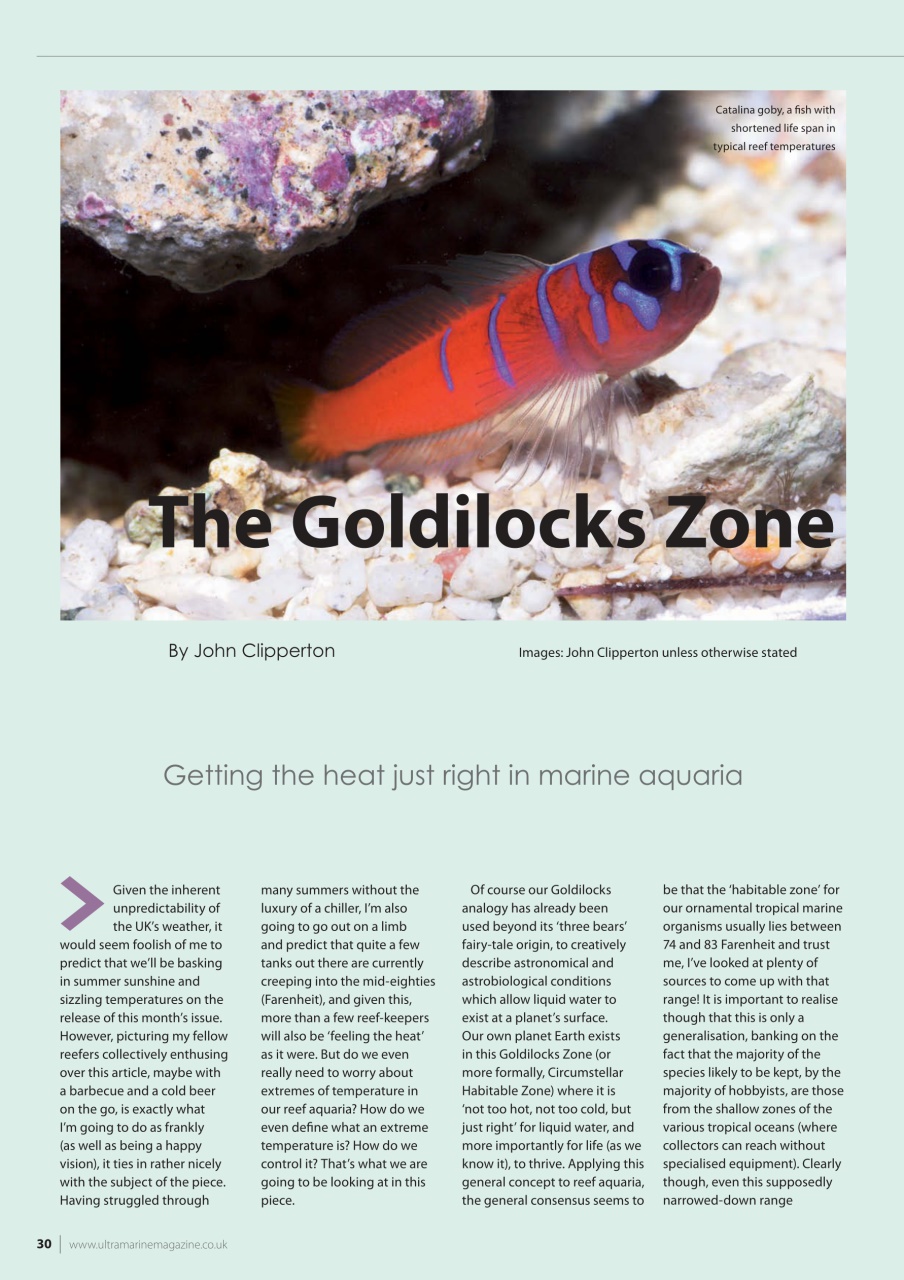 UltraMarine Magazine Preview Pages