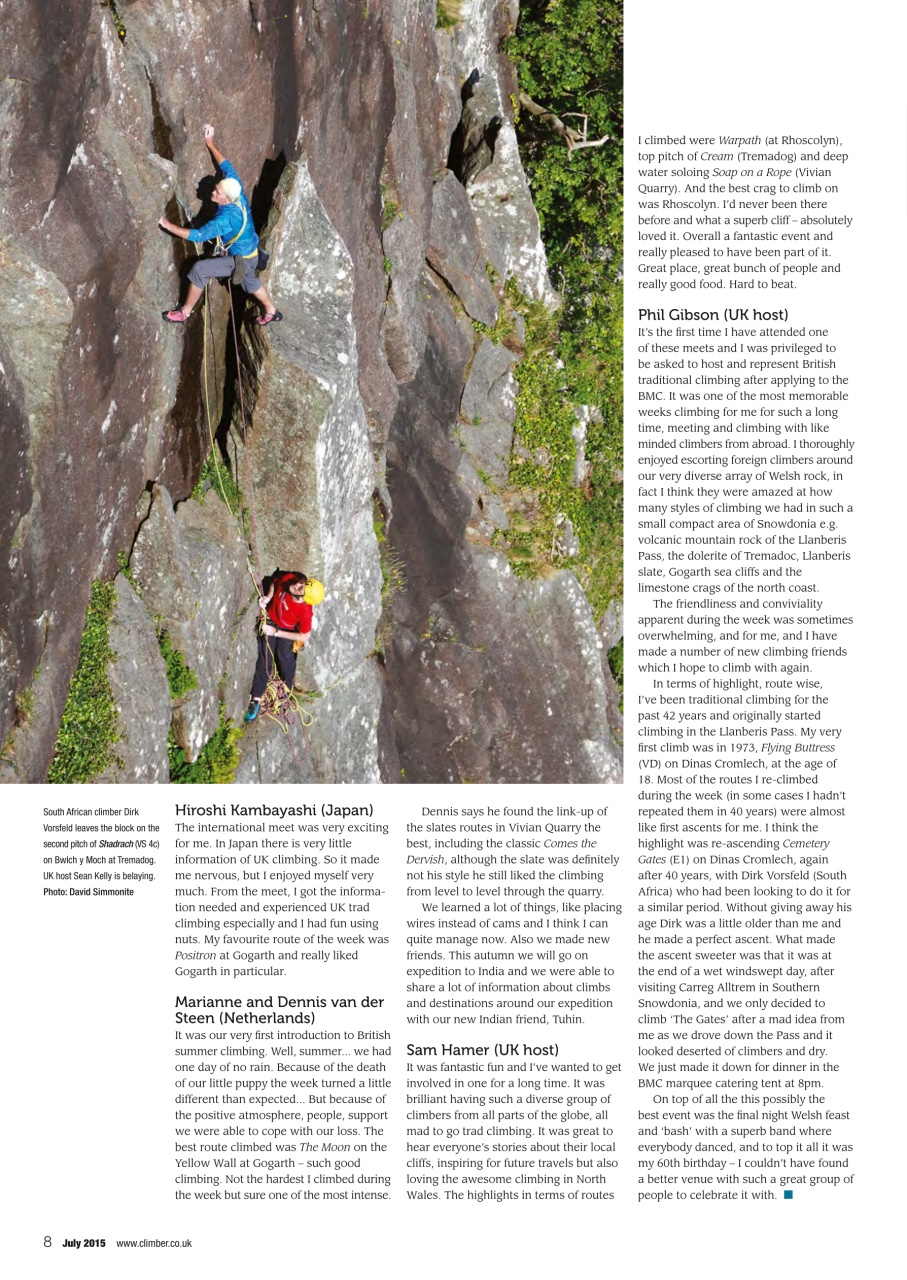 Climber Preview Pages