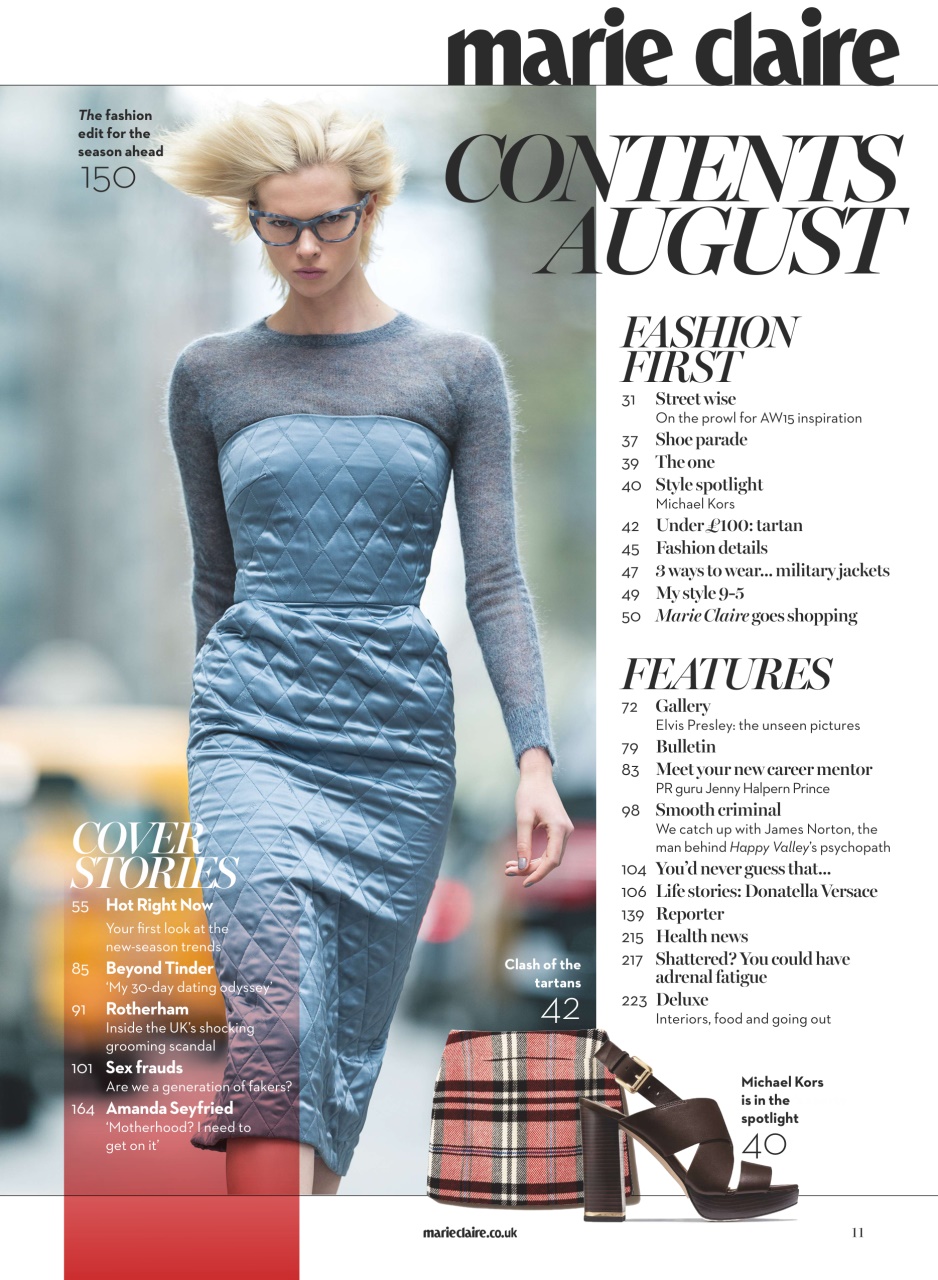 Marie Claire Preview Pages