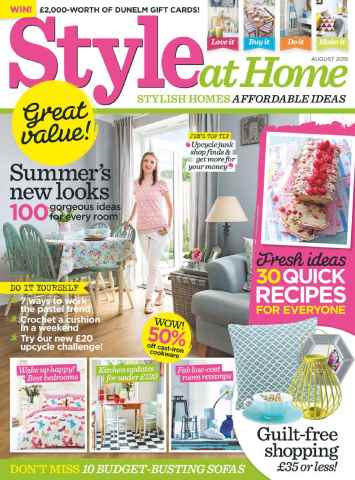 Style at Home issue August 2015