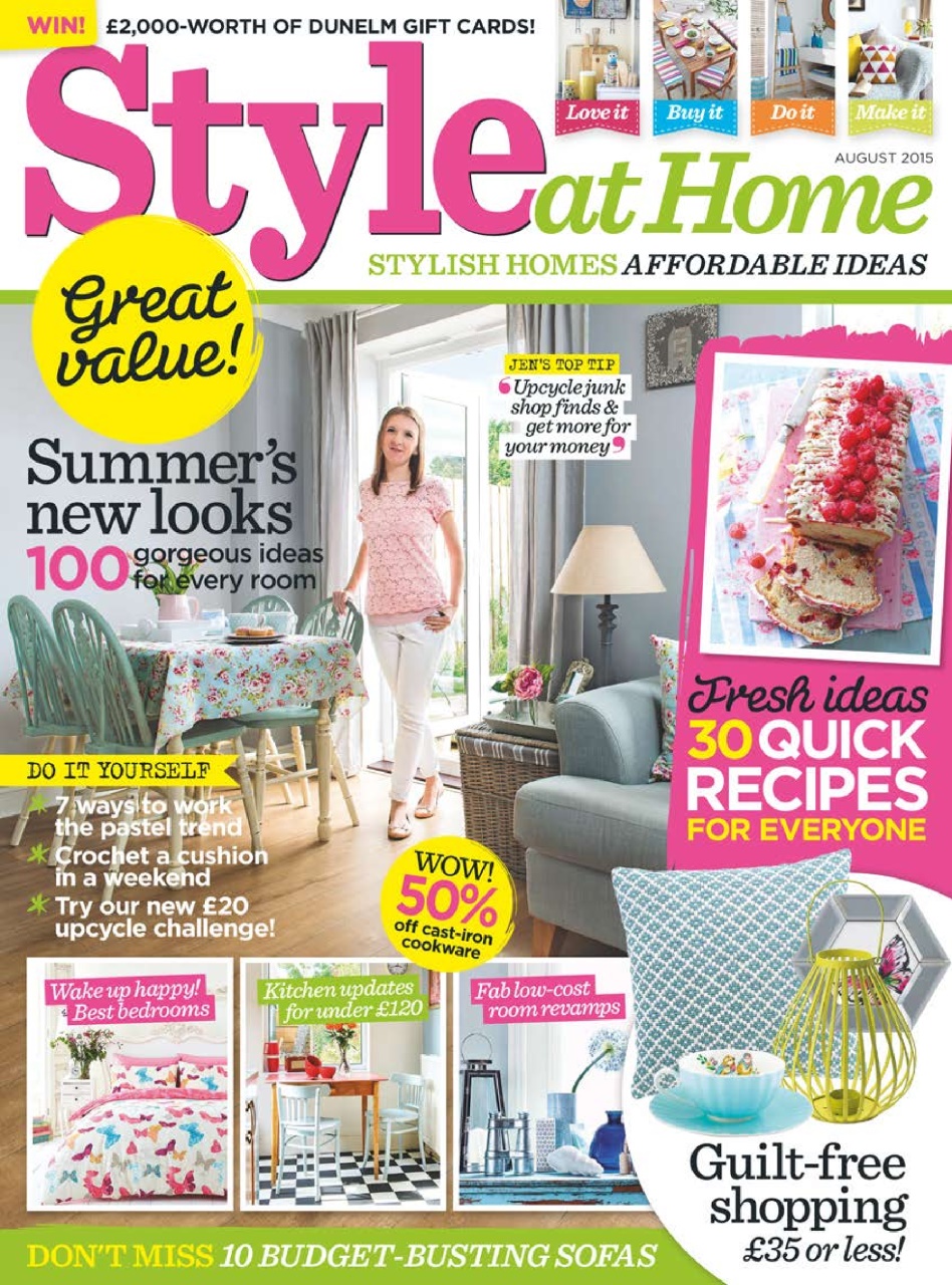 Style at Home Preview Pages