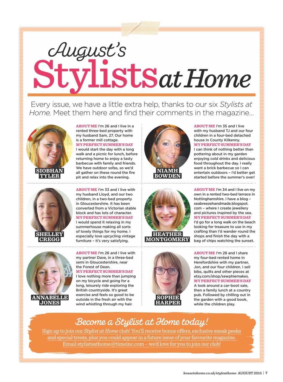Style at Home Preview Pages