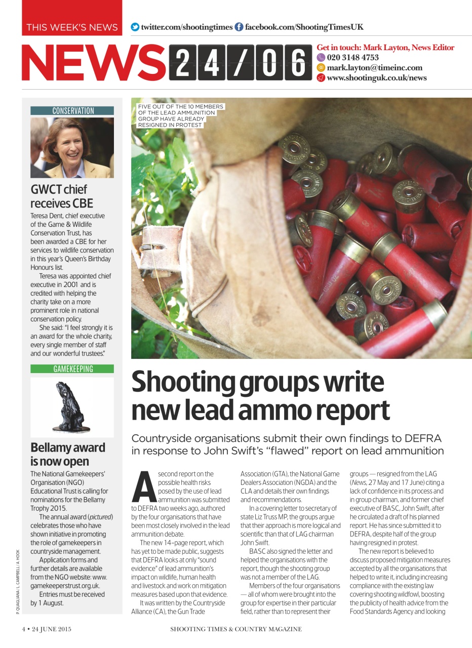 Shooting Times & Country Preview Pages