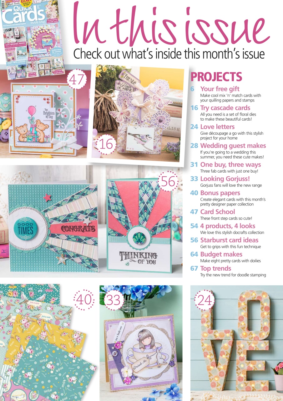 Quick Cards Made Easy Preview Pages