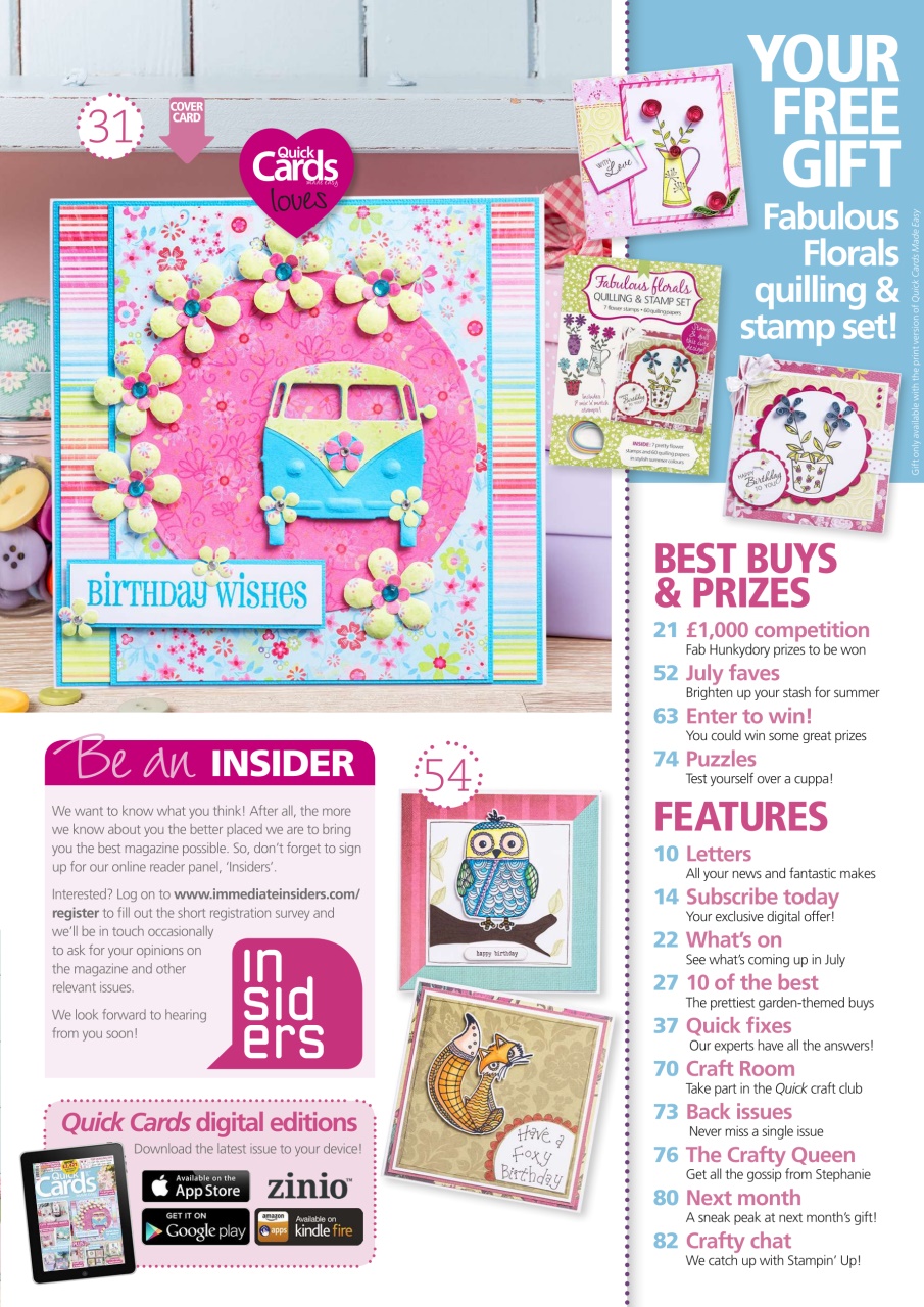 Quick Cards Made Easy Preview Pages