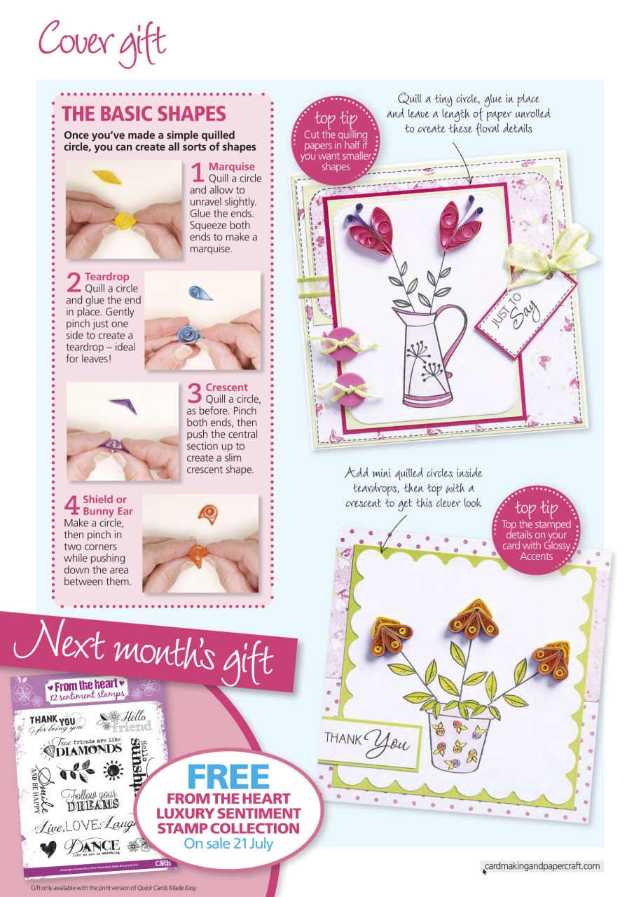 Quick Cards Made Easy Preview Pages