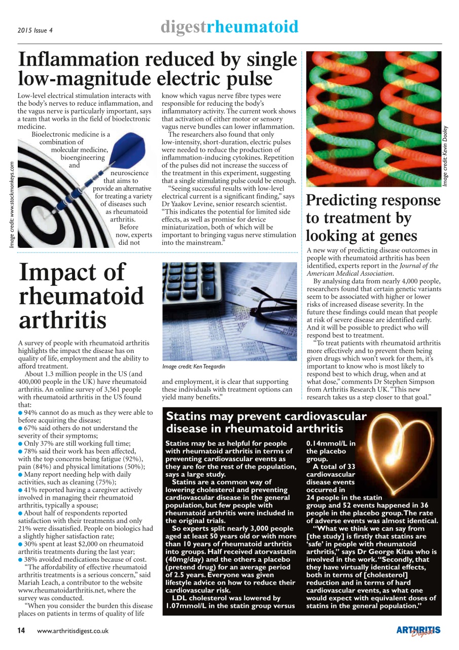 Arthritis Digest Preview Pages