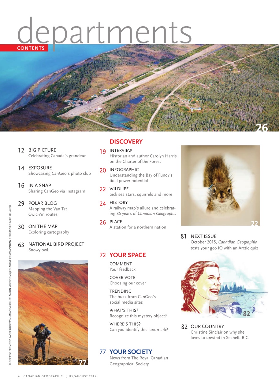 Canadian Geographic Preview Pages
