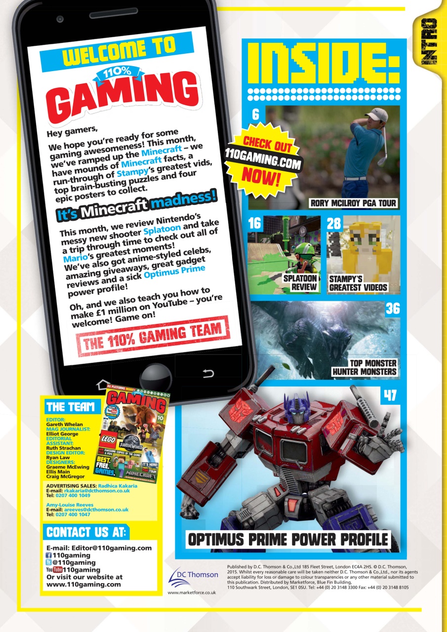 110% Gaming Preview Pages