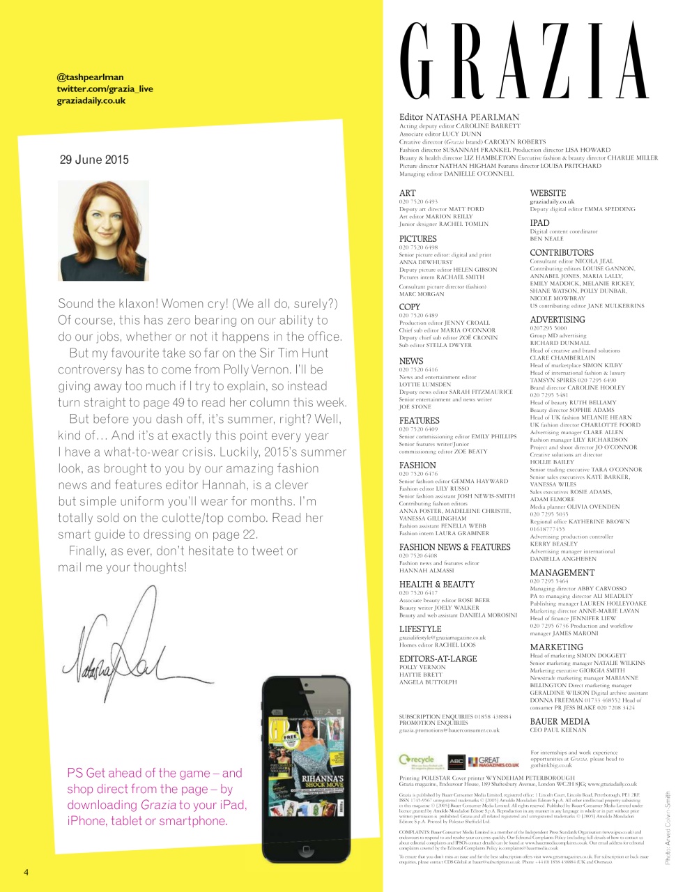 Grazia Preview Pages