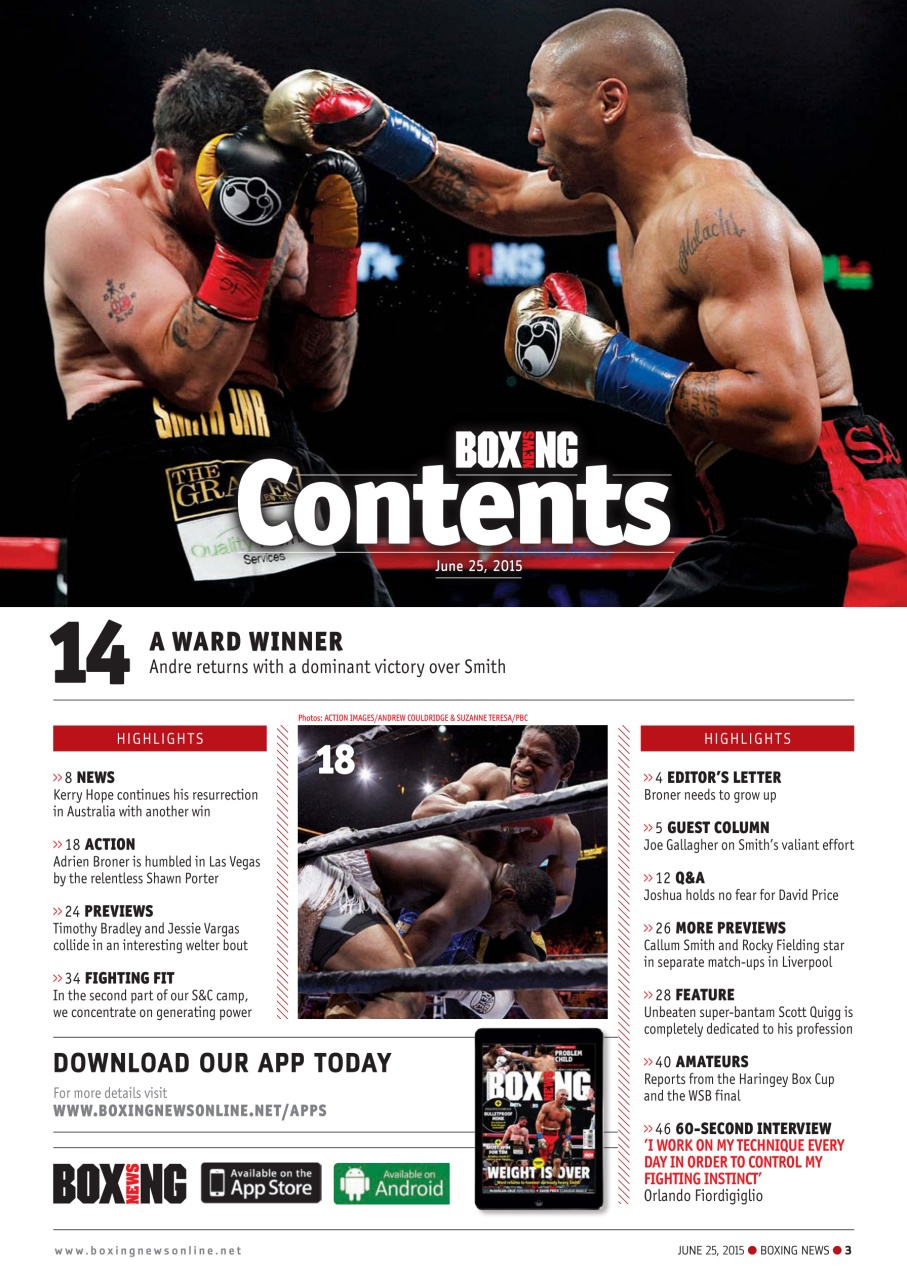 Boxing News Preview Pages
