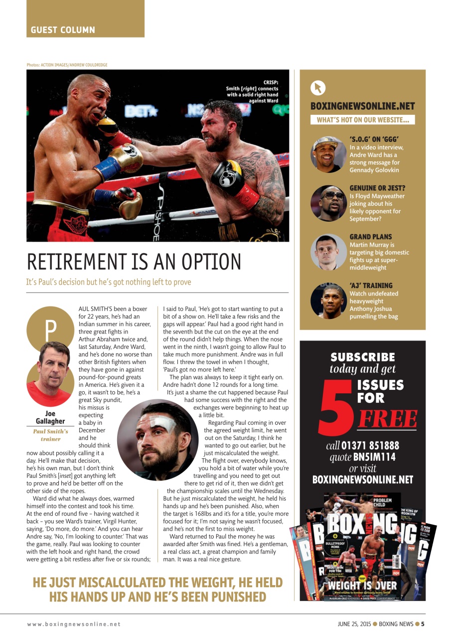 Boxing News Preview Pages