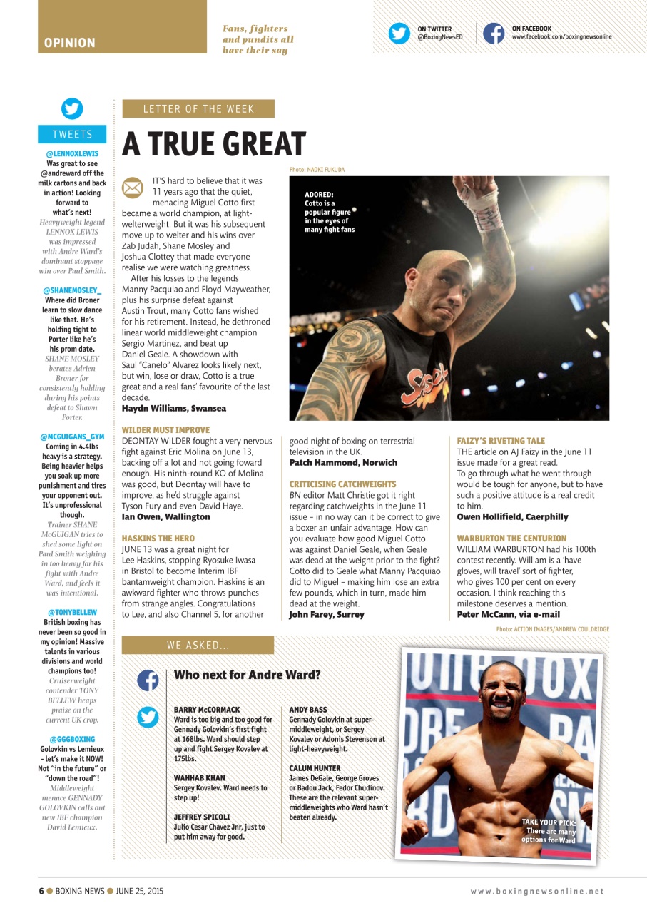 Boxing News Preview Pages