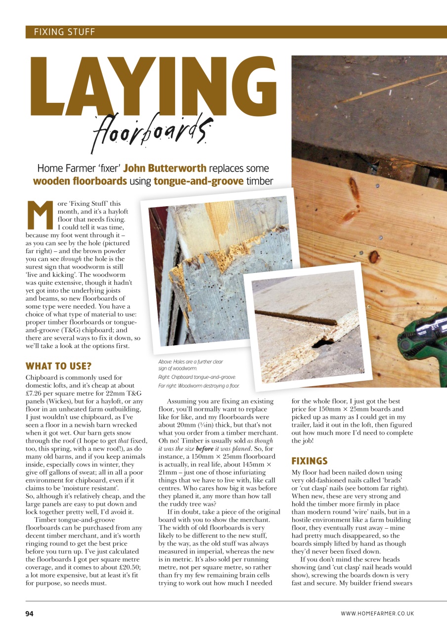 Home Farmer Magazine Preview Pages