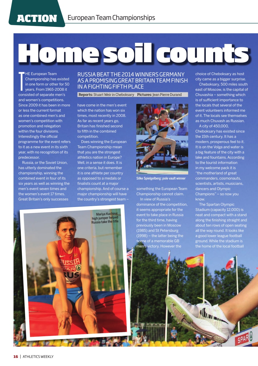 AW – Athletics Weekly Magazine Preview Pages