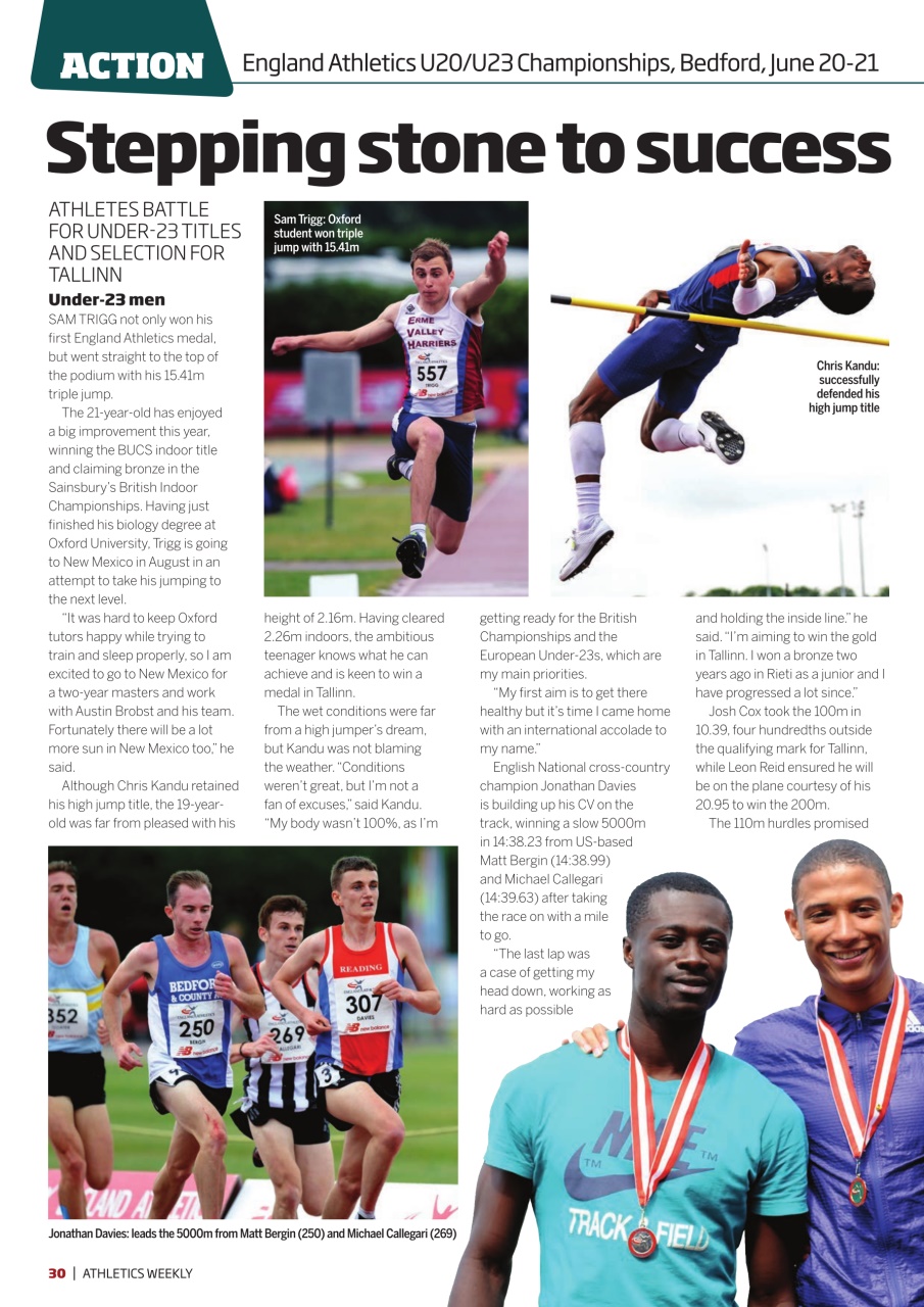 AW – Athletics Weekly Magazine Preview Pages