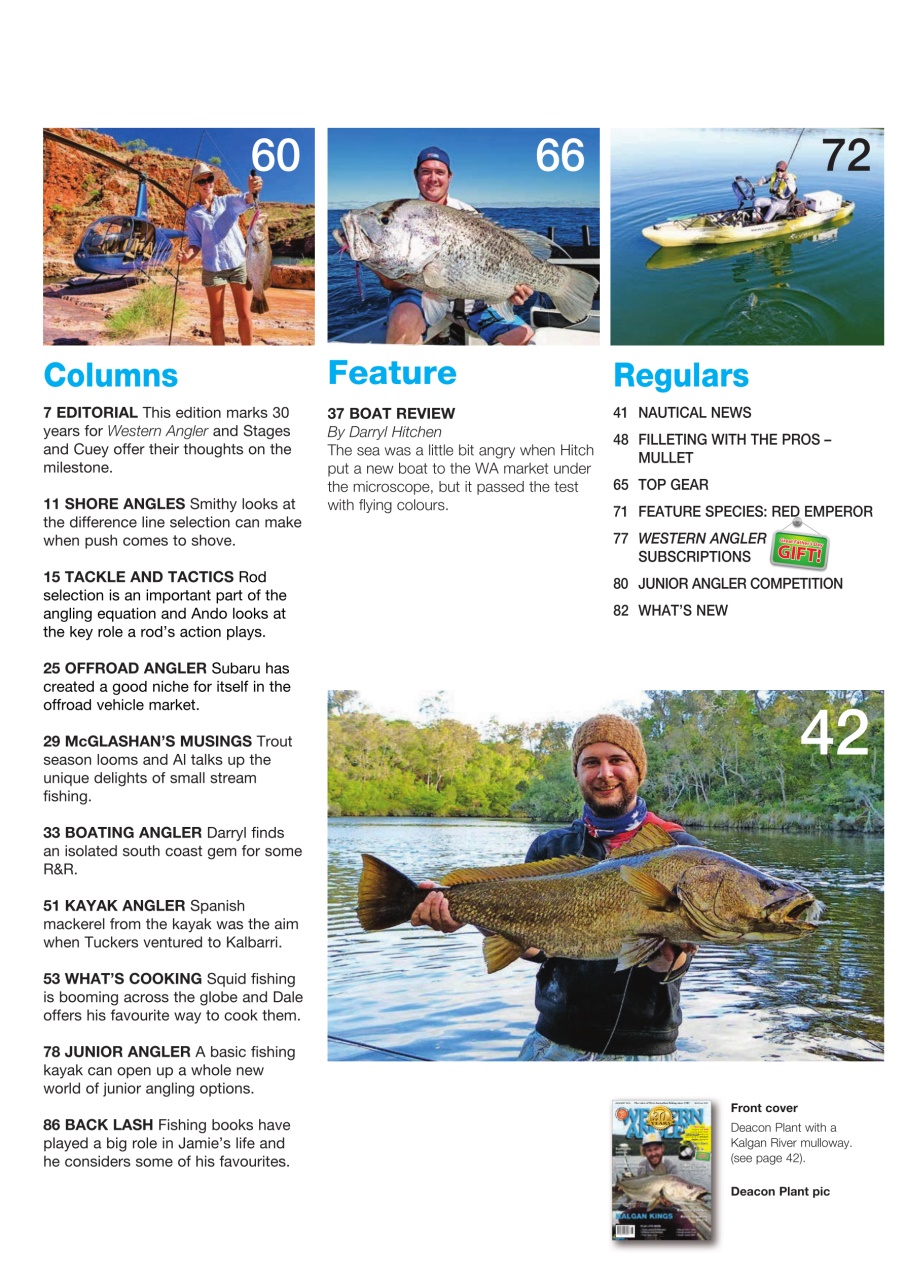 Western Angler Preview Pages