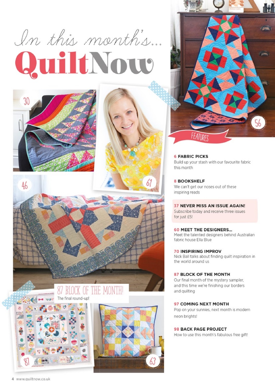 Quilt Now Preview Pages