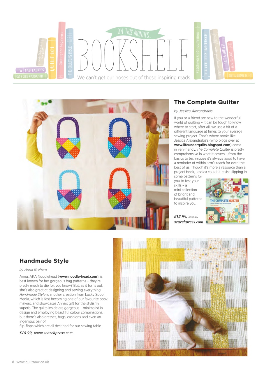 Quilt Now Preview Pages