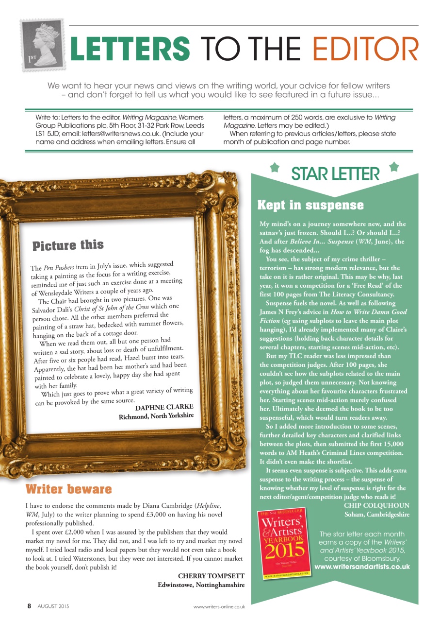 Writing Magazine Preview Pages