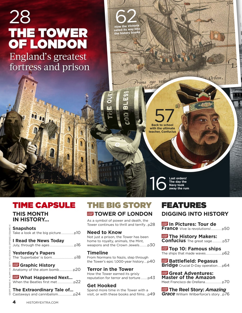 BBC History Revealed Magazine Preview Pages