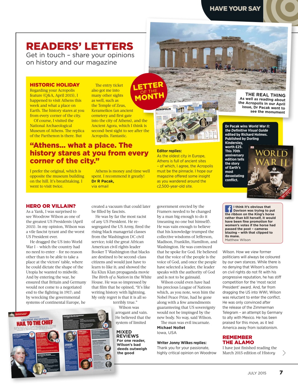 BBC History Revealed Magazine Preview Pages