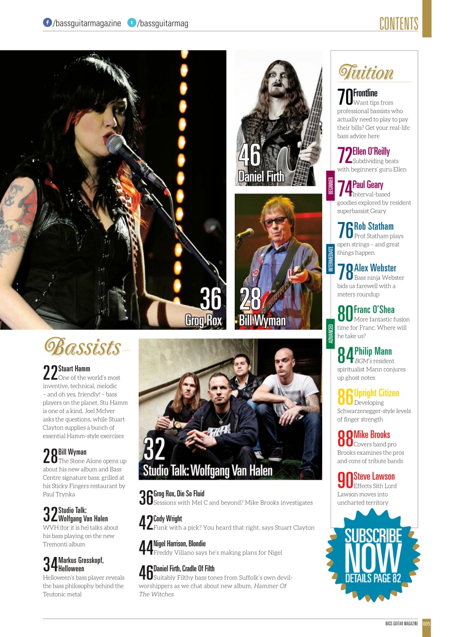 Bass Player UK Preview Pages