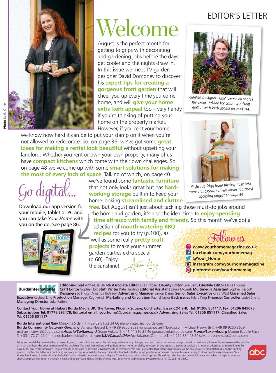 Your Home Magazine Preview Pages