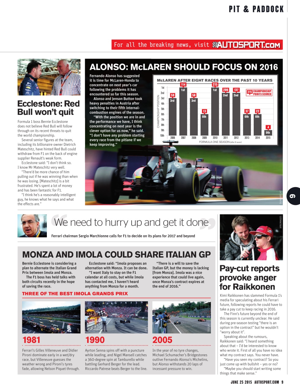 Autosport Preview Pages