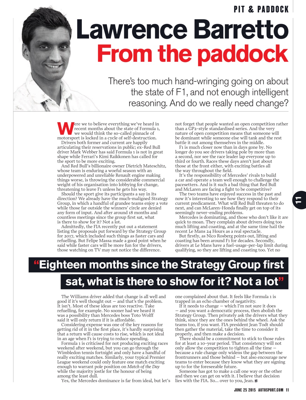 Autosport Preview Pages