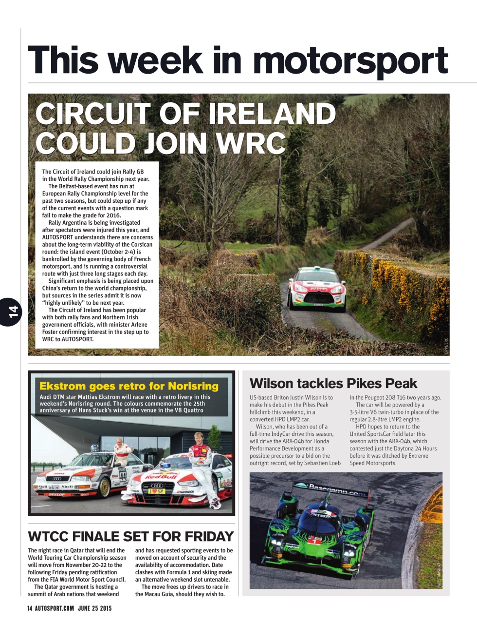 Autosport Preview Pages