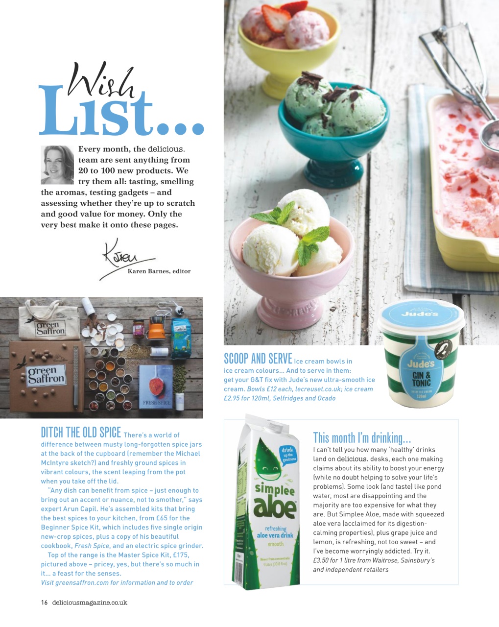 delicious. Magazine Preview Pages