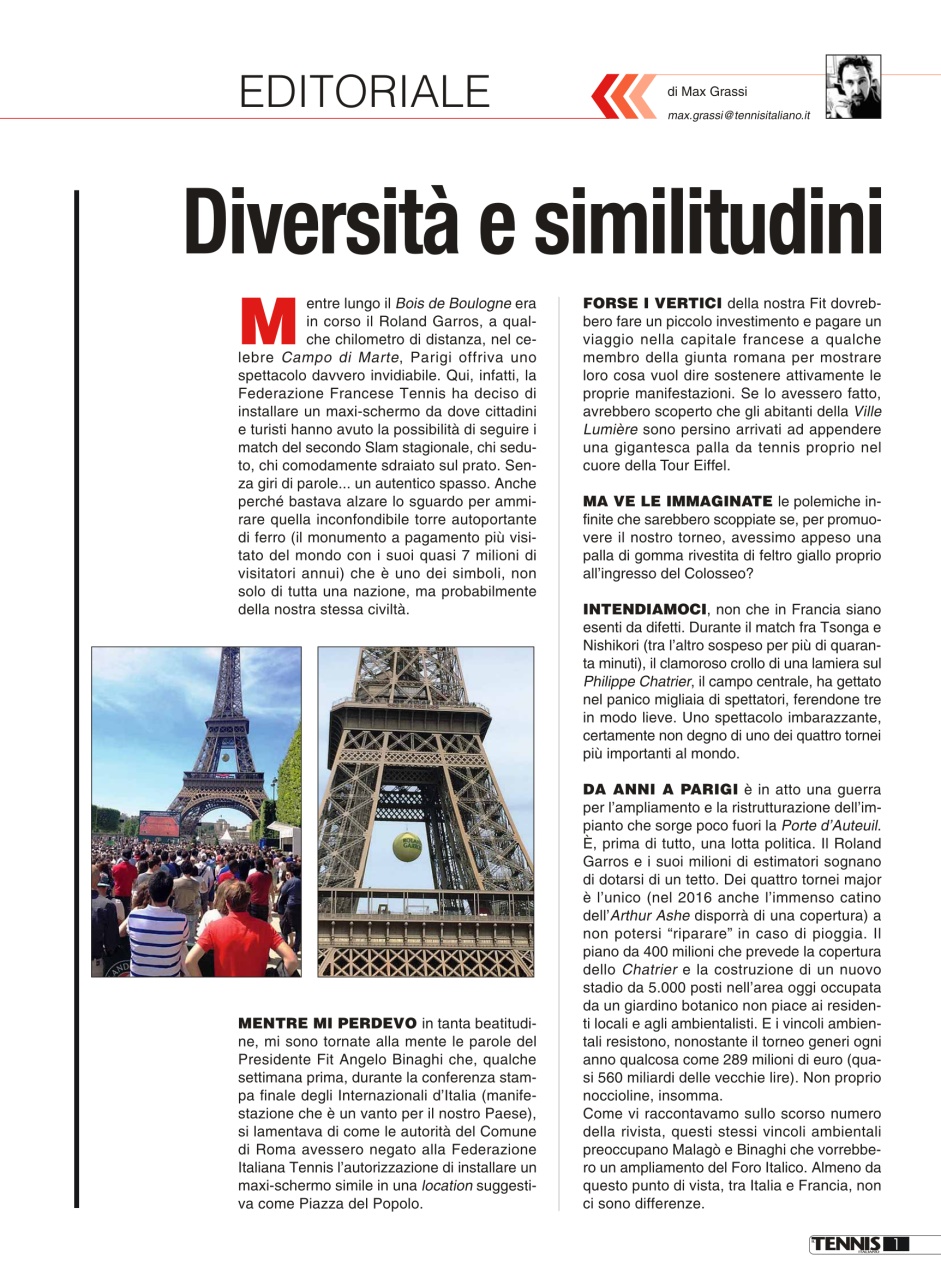 Il Tennis Italiano Preview Pages
