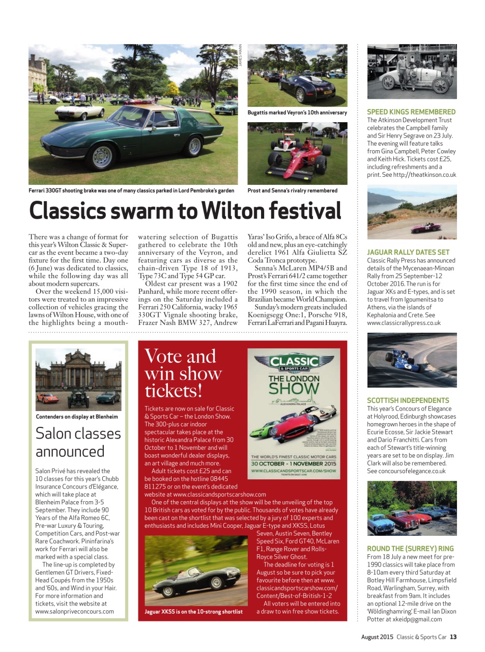 Classic & Sports Car Preview Pages