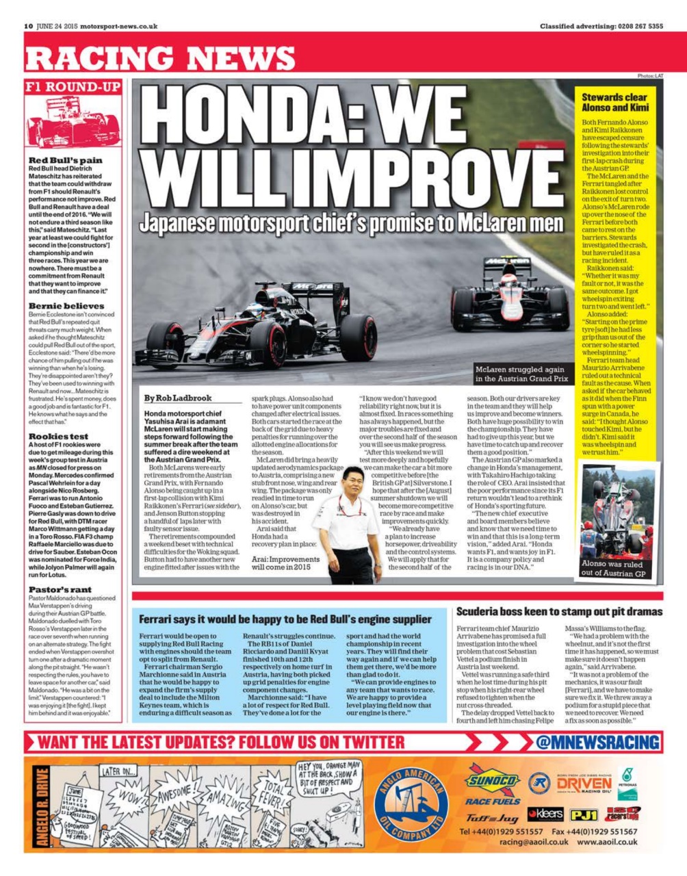 Motorsport News Preview Pages
