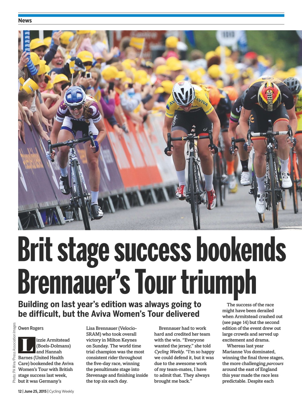Cycling Weekly Preview Pages