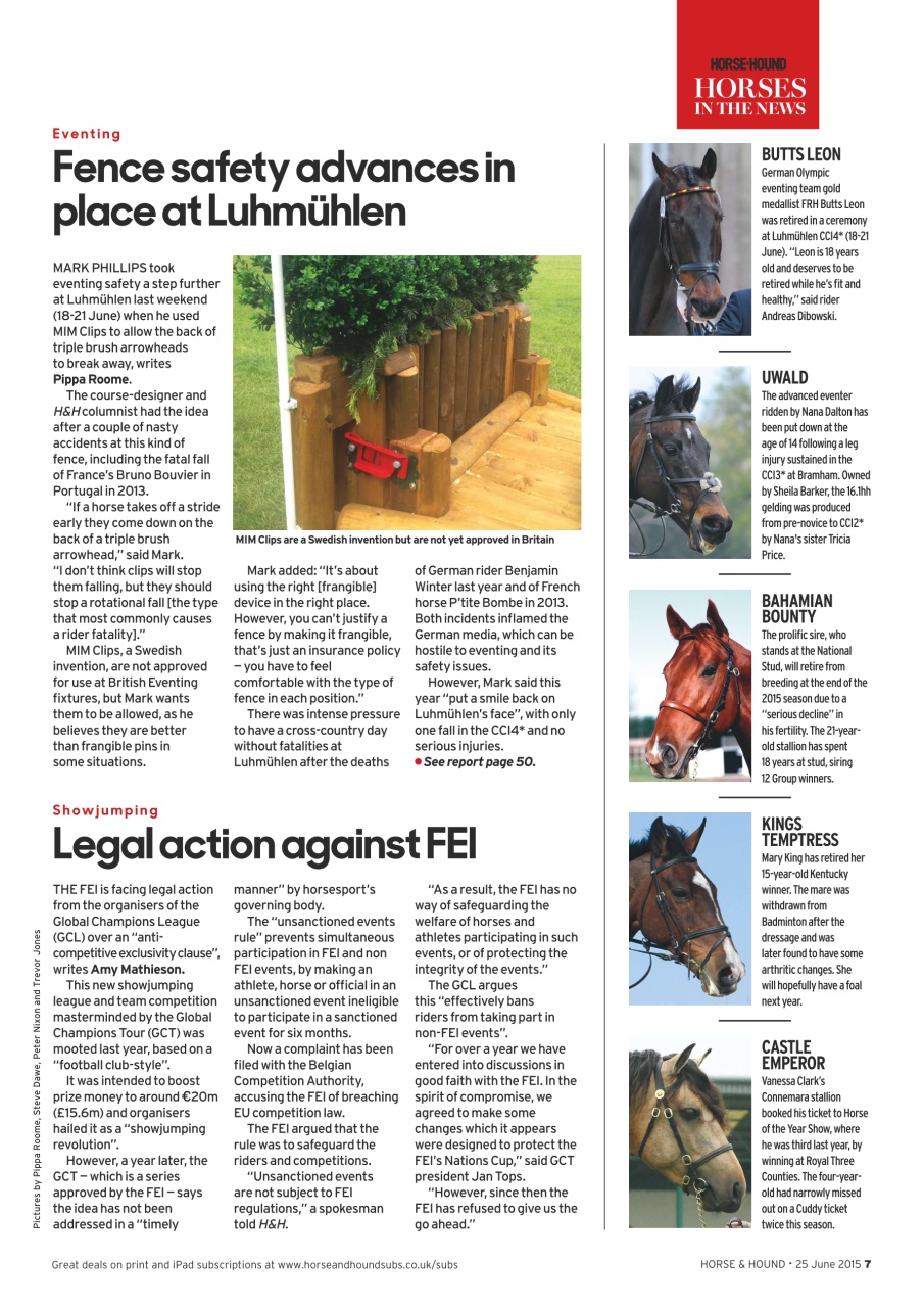 Horse & Hound Preview Pages
