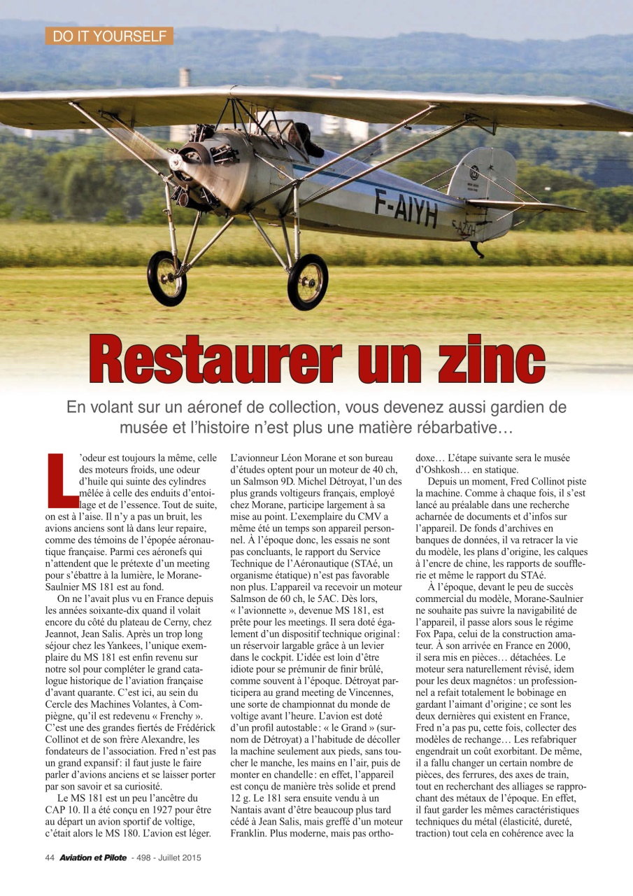 Aviation et Pilote Preview Pages