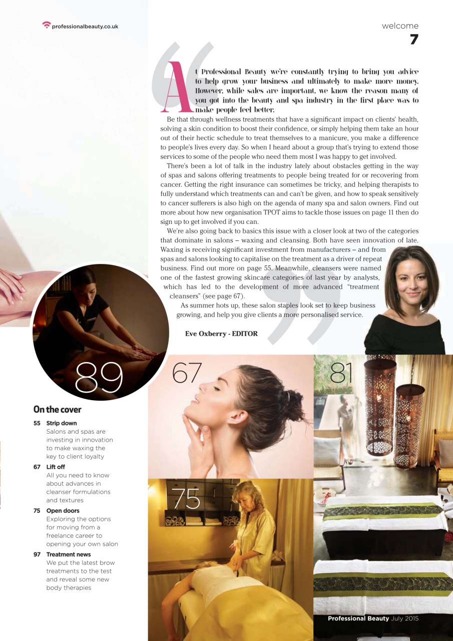 Professional Beauty Preview Pages