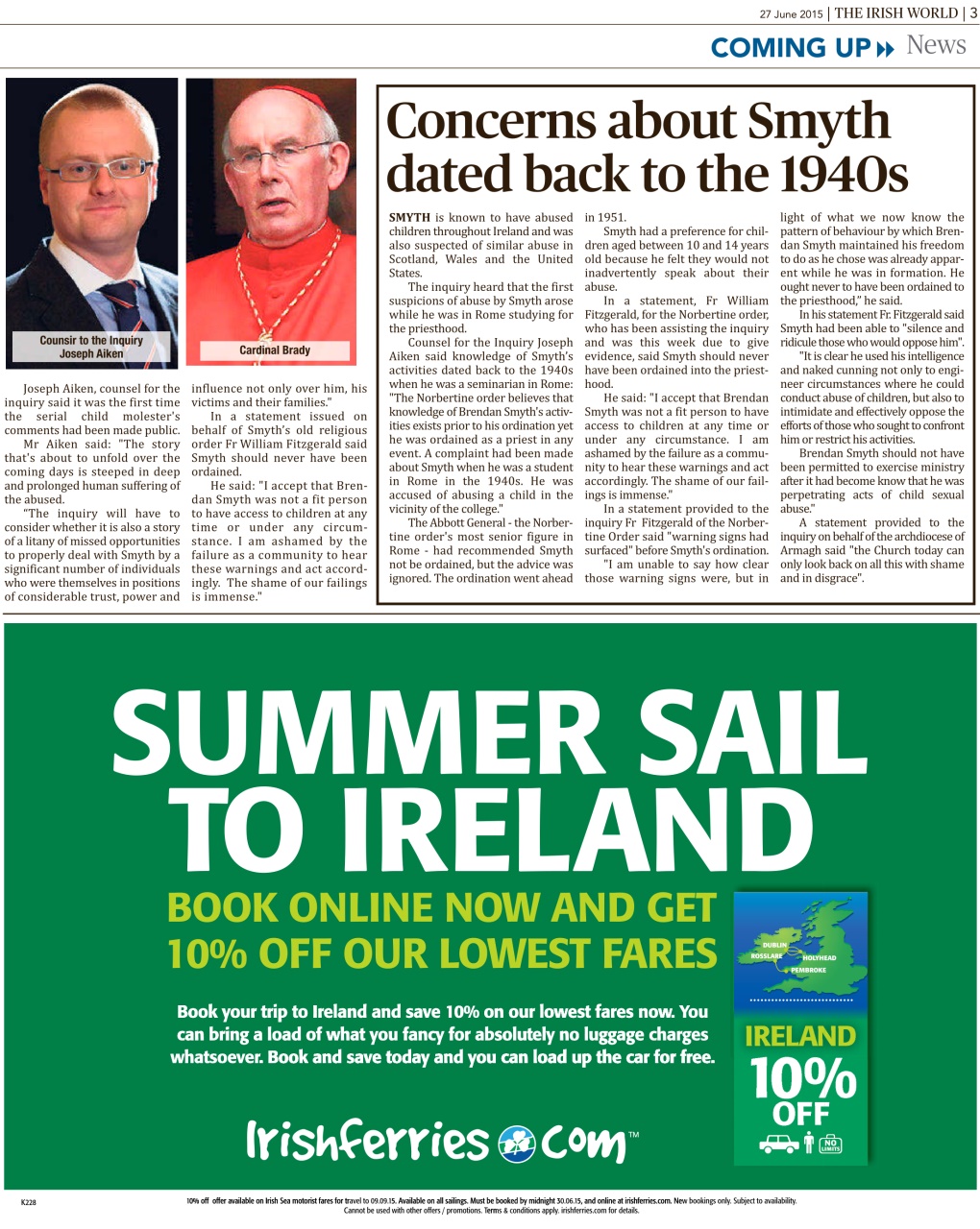 Irish World Preview Pages