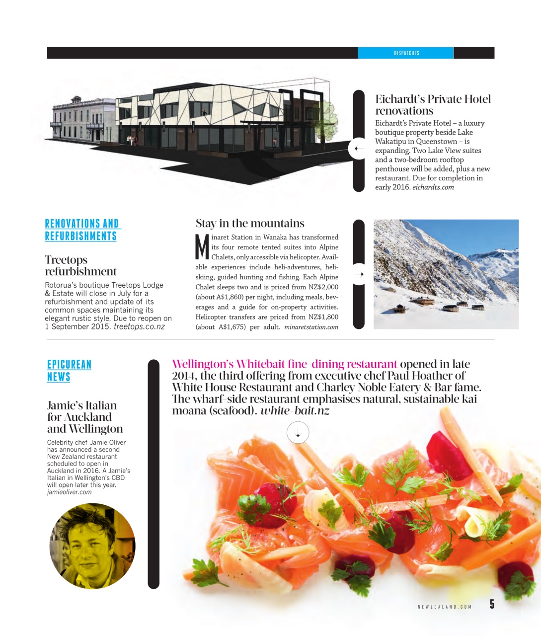 Luxury Travel Preview Pages